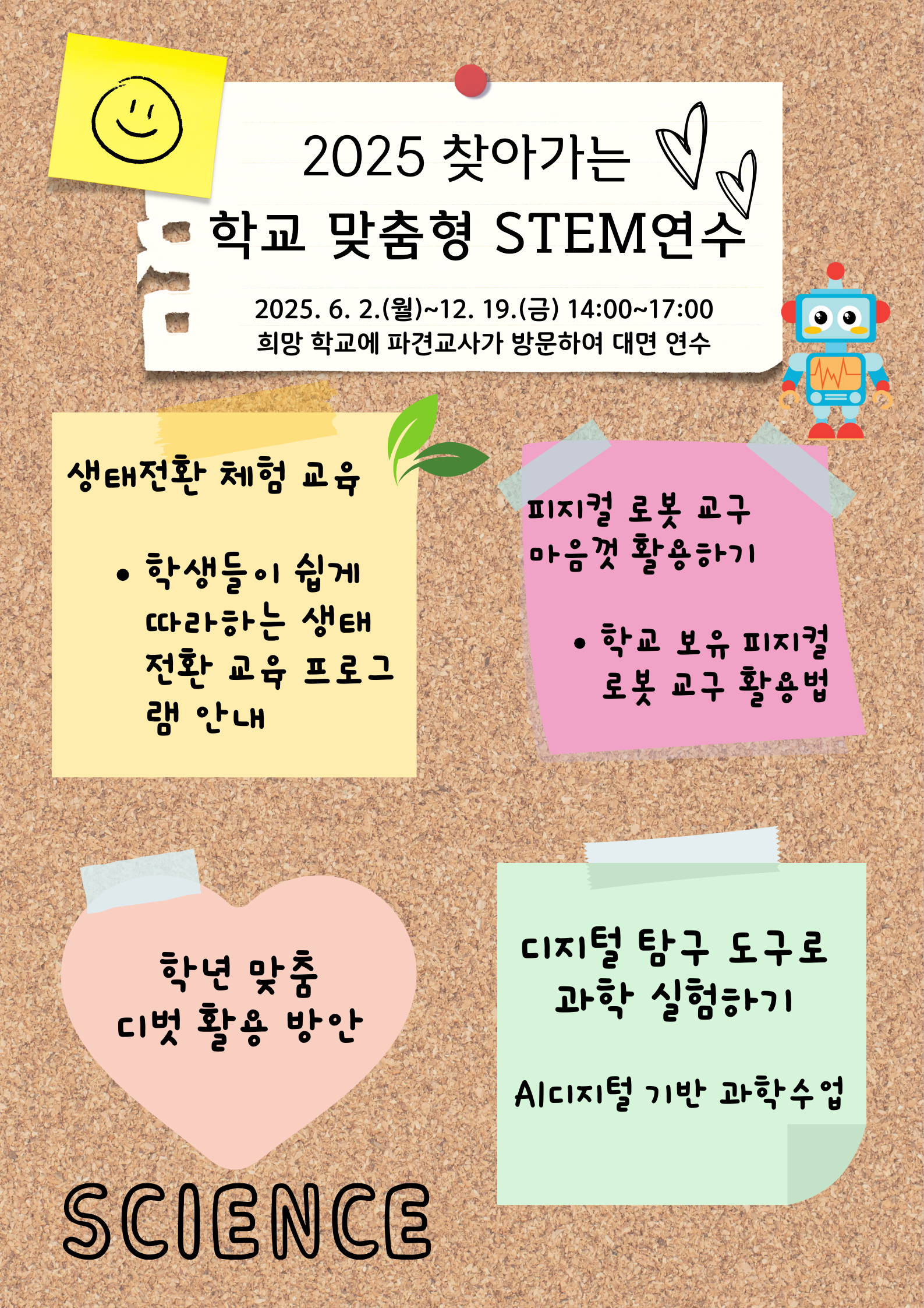 2025 찾아가는 학교 맞춤형 STEM 연수 